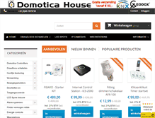 Tablet Screenshot of domoticahouse.nl
